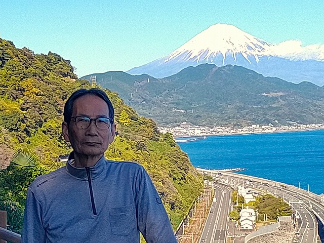さった峠と富士山
